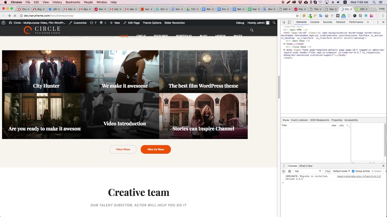 How to custom css of html element WordPress